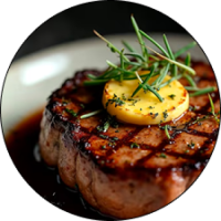 Grilled Garlic Butter Steak